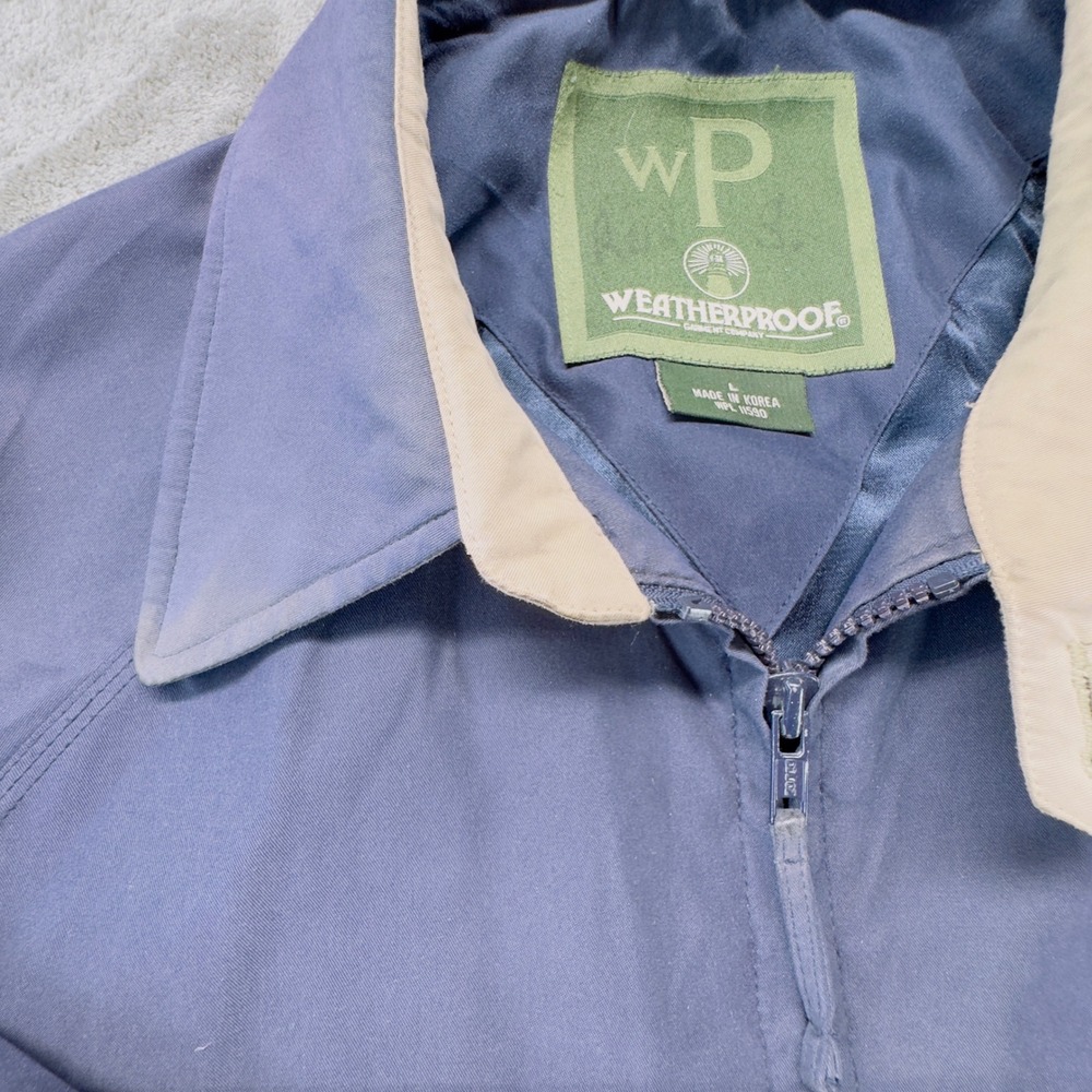 Weatherproof Jacket Full Zip Collared Lined Light… - image 6